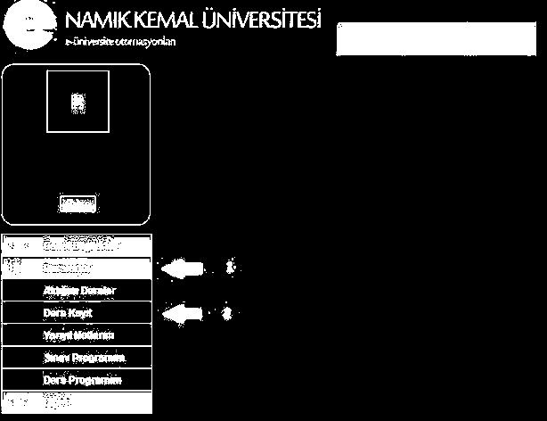 Eğer öğrenim borcu varsa ekrana Öğrenim ücreti borcunuz bulunmaktadır.