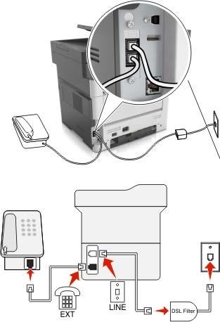 Faks alma/gönderme 103 DİKKAT ÇARPILMA TEHLİKESİ: Elektrik çarpması riskini önlemek için, faks özelliğini fırtınalı havalarda kullanmayın.