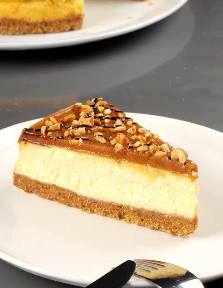 .. Baked Newyork style caramel cheesecake on the specil biscuits that we