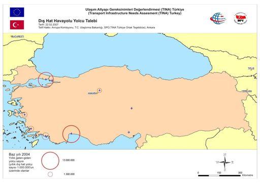 Antalya ve Atatürk havalimanları sırasıyla 12,5 milyon ve 10,2 milyonluk en yüksek dı! hat yolcu hacimleriyle öne çıkmaktadırlar.