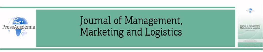 Journal of Management, Journal Marketing of Management, and Logistics Marketing -JMML and (2016), Logistics Vol.