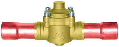 CHECK VALVES FOR REFRIGERATION SYSTEMS ÇEK VALFLERİ 33000-MM-..-D Male connection MM series Havşa rekorlu MM serisi Code TS Dimensions SAE PS Kv Pd [ C] A CH.