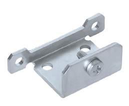 stainless steel fixing with M4 screw Beyaz çinko kaplama paslanmaz M4 vida ile çelik sabitleme Code 30000-13 Dimensions A B C D E F G 4,5 18 28 50 7 40 20 7000/CON Connector DIN 46350/A Konnektör DIN