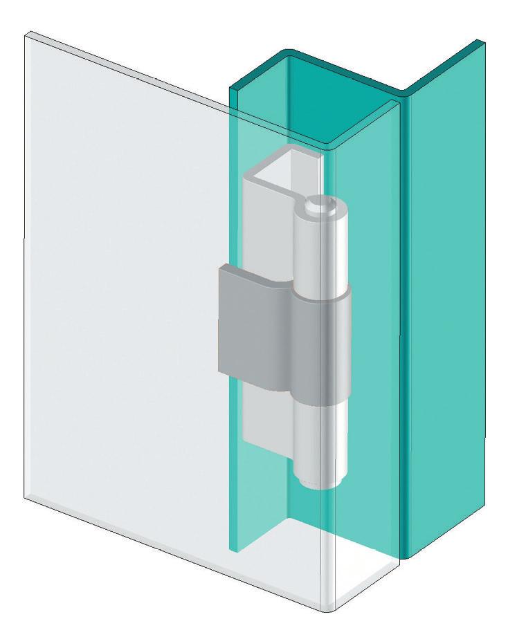 GİZLİ MENTEŞE 095 Min 22.5 mm bükümlü kapaklarda uygulanır.