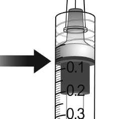 5. Flakonu boşaltırken filtreli iğneyi tamamen boşaltmak için piston çubuğunun yeteri kadar geri çekildiğinden emin olunuz.