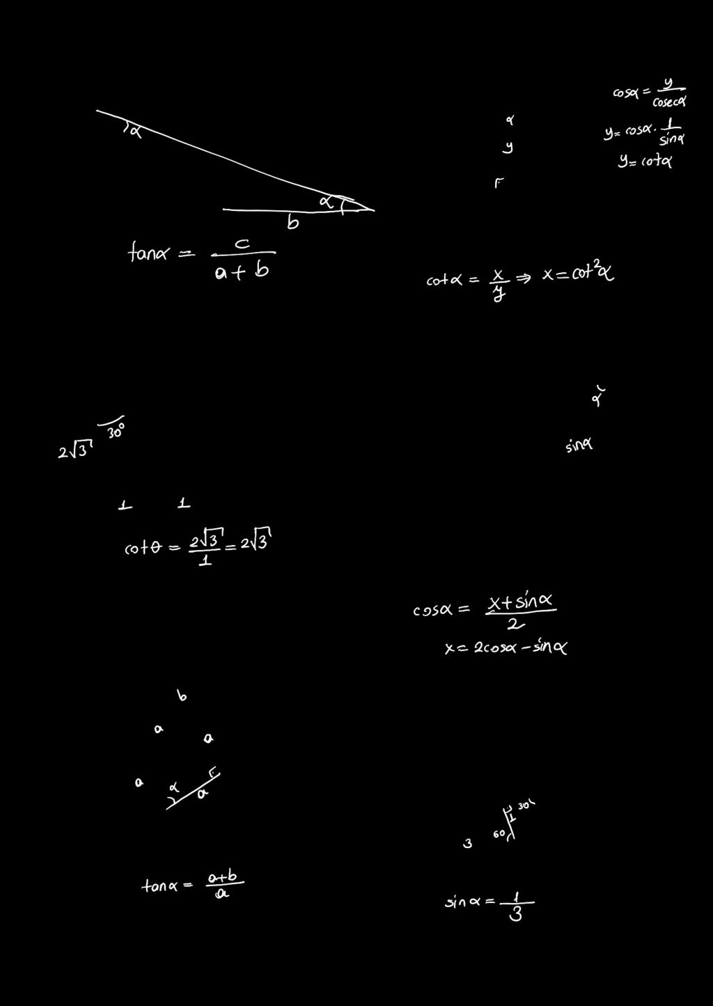 K ÜÇG TGOOMTK O 7. 0. c a b dik üçgeninde m^w h = a olduğuna göe, tana değei kaçtı? coseca a H dik üçgeninde m^ % h= a, = coseca ukaıdaki veilee göe, in a tüünden değeini bulunuz. 8.