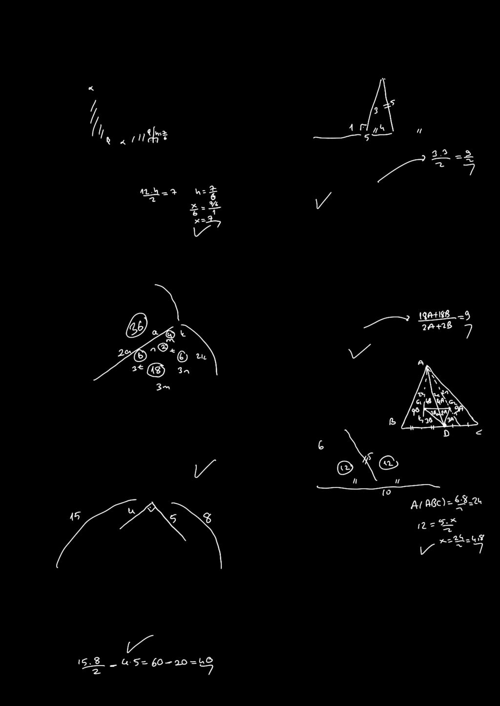 ÜÇG 5. 8. 6 5 3 10 1 1 dik üçgen, [] ^ [], [] ^ [] = 6 cm, = 1 cm, = 1 cm lan( ) = 7 cm olduğuna göre, = kaç cm dir? bir üçgen, [] ^ [] = 5 cm, = 3 cm ve = 10 cm olduğuna göre, lan( ) kaç cm dir?