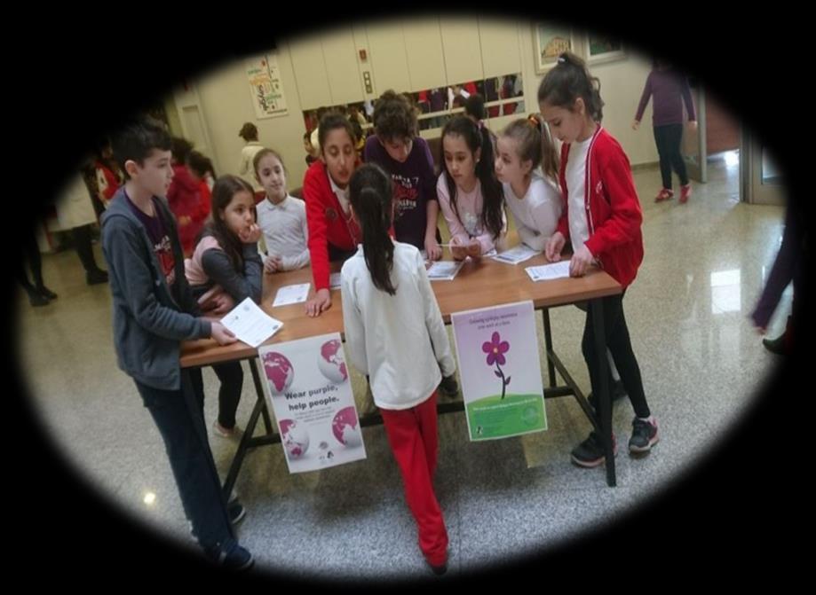 2015 yılından beri purpleday.org'un Türkiye elçiliğini üstlenen Ülkem Koleji.