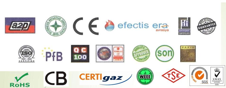 Formet Çelik Kapı Sanayi ve Ticaret A.Ş. Uluslararası Aldığı Ödüller ve Sertifikalar ü 2013 te Kalite Liderliği Uluslararası Yıldız, Paris'te ödüllendirildi.