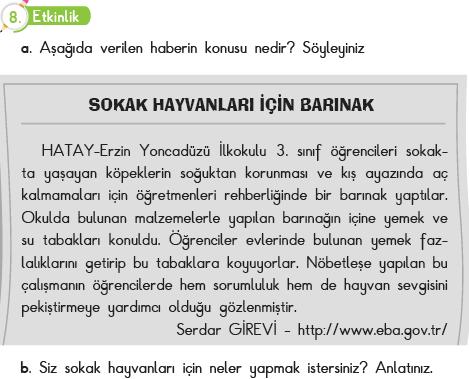 Okuma tamamlandıktan sonra Merve nin Günlüğü nün kendi günlüklerine benzeyip benzemediği sorulur. 6.