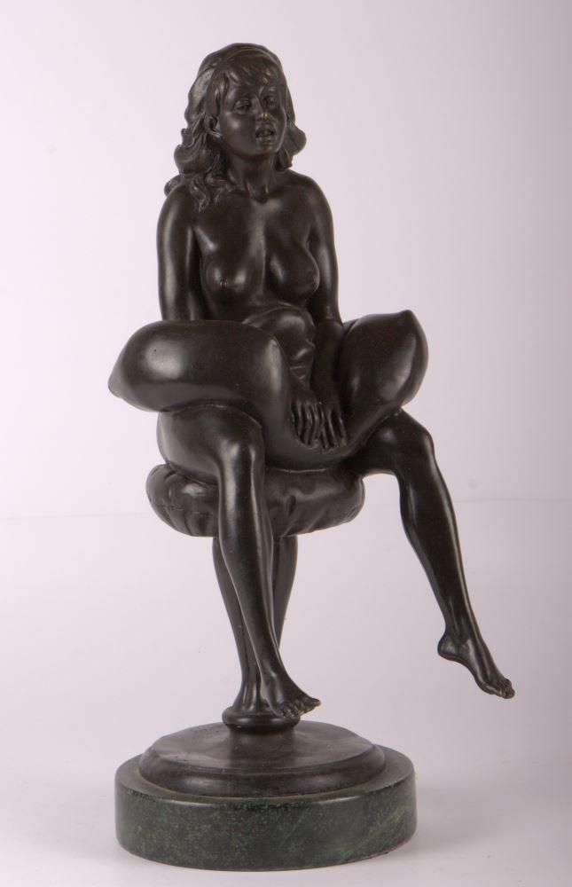 sanatçı demetre CHİPARUS imzalı bronz