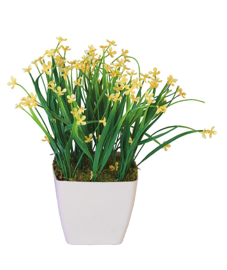 Saksılı Yapay Çiçek Saksıda Gonca 3 9 Kibar Orkide Vazo 7 9 Zambak 19 19 Üç Kafa Şakayık Fil Ayağı