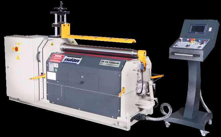 2R HS 2 TOPLU HIZLI TİP SİLİNDİR BÜKME MAKİNALARI 2 ROLLS FAST TYPE PLATE BENDING MACHINES 2 Toplu hidrolik hızlı ve seri üretimler için özel üretilmiş silindir makinası 2 Roll hydraulic