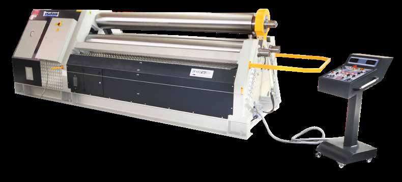 3R HSS HİDROLİK 3 TOPLU AĞIR TIP SİLİNDİR MAKİNALARI HYDRAULIC 3 ROLL HEAVY DUTY PLATE BENDING MACHINES 3R HSS 30-350 Hidromotor+Planet Redüktör Tahrikli Hydromotor+Planetary Reducer Driven Hidrolik