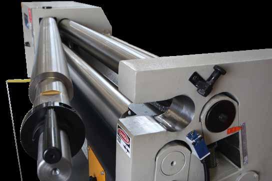 MOTORLU MEKANİK ASİMETRİK 3 TOPLU SİLİNDİR MAKİNALARI MECHANICAL ASSYMETRICAL 3 ROLLS INITIAL PINCH PLATE BENDING MACHINES MRM-S Bu mekanik modelimiz genellikle hafif ve orta işlerde kullanılmak