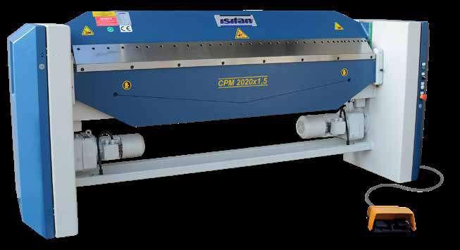 MOTORLU PARÇALI BIÇAKLI CAKA MAKİNASI MOTORIZED SEGMENTED BLADES BOX AND PAN FOLDER CPM CPM 2020x1,5