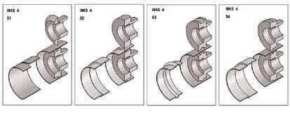 ile beraber 4 set of standard rolls and roll spanner key HIBKS 4,0 Standart Toplar / Standard Roll Sets HIBKS 2,5 Standart Toplar / Standard Roll Sets