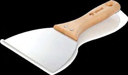 Specially designed ergonomic handle that increases tool control and precision during work. Wooden handle provides natural, smooth and pleasant grip.