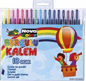 Burgulu Kalem Twisted Pencil Blister 6 48 KDV / Tax % 8 8,00 Elleri