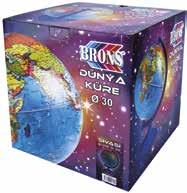 Dünya Küreler Earth Globes BR-806 Ø 30 Siyasi