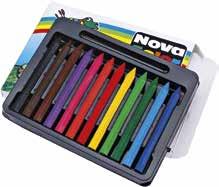 NC-2 2 Renk Silinebilir Elleri Boyamaz Kısa Crayon Boya