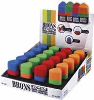 Silgili Kalemtraşlar Erasers & Sharpeners BR-280 4 Renk Kapaklı Kalemtraş Yumuşak