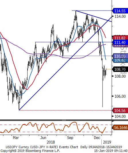 USDJPY - 104.56 önemli destek noktasını oluşturuyor.