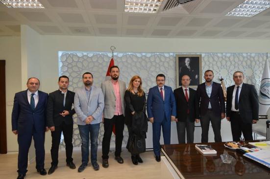Mühendisleri Odası Trabzon ġubesi BaĢkanı Mustafa YAYLALI ve Yönetim
