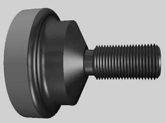 ÖRNEK 23: Şekil 8.112: G76 komutu için örnek parça Ham malzeme ölçüleri: ø 112x92 mm :O0016; N15 G54 N20 T0101 M03; N25 G50 S1000; N30 G96 S75; N35 G99 F0.3; N35 G00 X68 Z0; N40 G01 X 1.