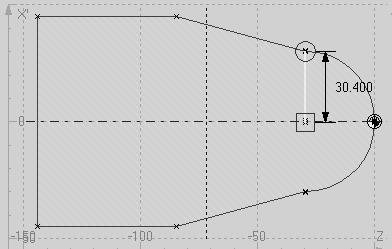 Uç radyüsü dikkate alınmadan yazılan Cnc programları şekil 4,2 de görüldüğü gibi hatalı üretilmiş olur.