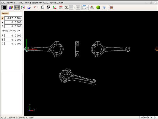 12 CAD dosyalarından verileri uygula CAD-Viewer (seçenek no.