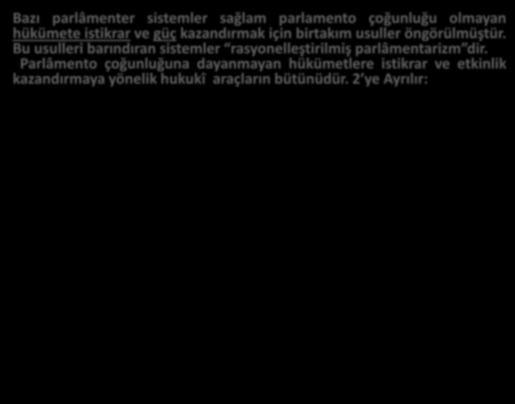 Teorisi Birliği Sistemler Sert Yumuşak Sonuç Parlâmenter sistem iyi mi kötü mü sorusu net cevaplandırılamaz.