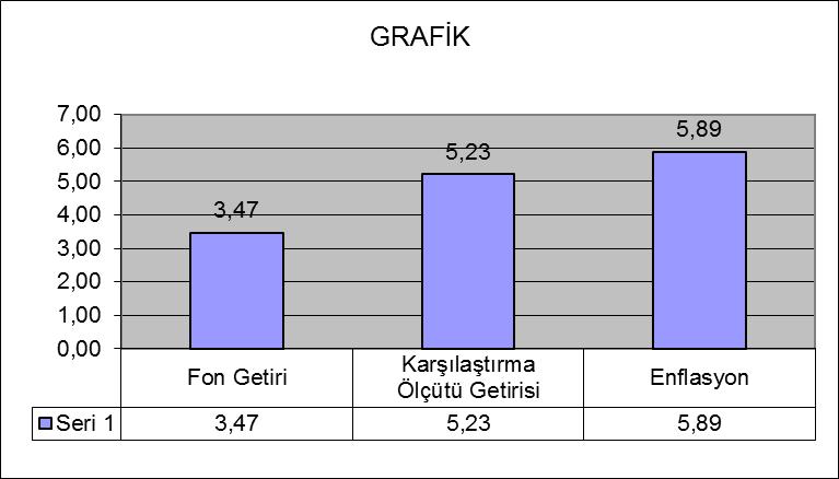 B. PERFORMANS BİLGİSİ Toplam Getiri (%) Karşılaştırma Ölçütünün Getirisi /Eşik Değer (%) Enflasyon Oranı (%) Portföyün Zaman İçinde Standart Sapması % Karşılaştırma Ölçütünün Standart Sapması Sunuma