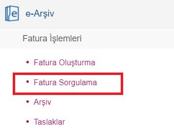 3 Fatura Sorgulama Fatura Sorgulama ekranında arama yapmak için ekrandaki boş