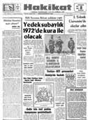 1978 1978 de Türkiye Gazetesi elden dağıtım
