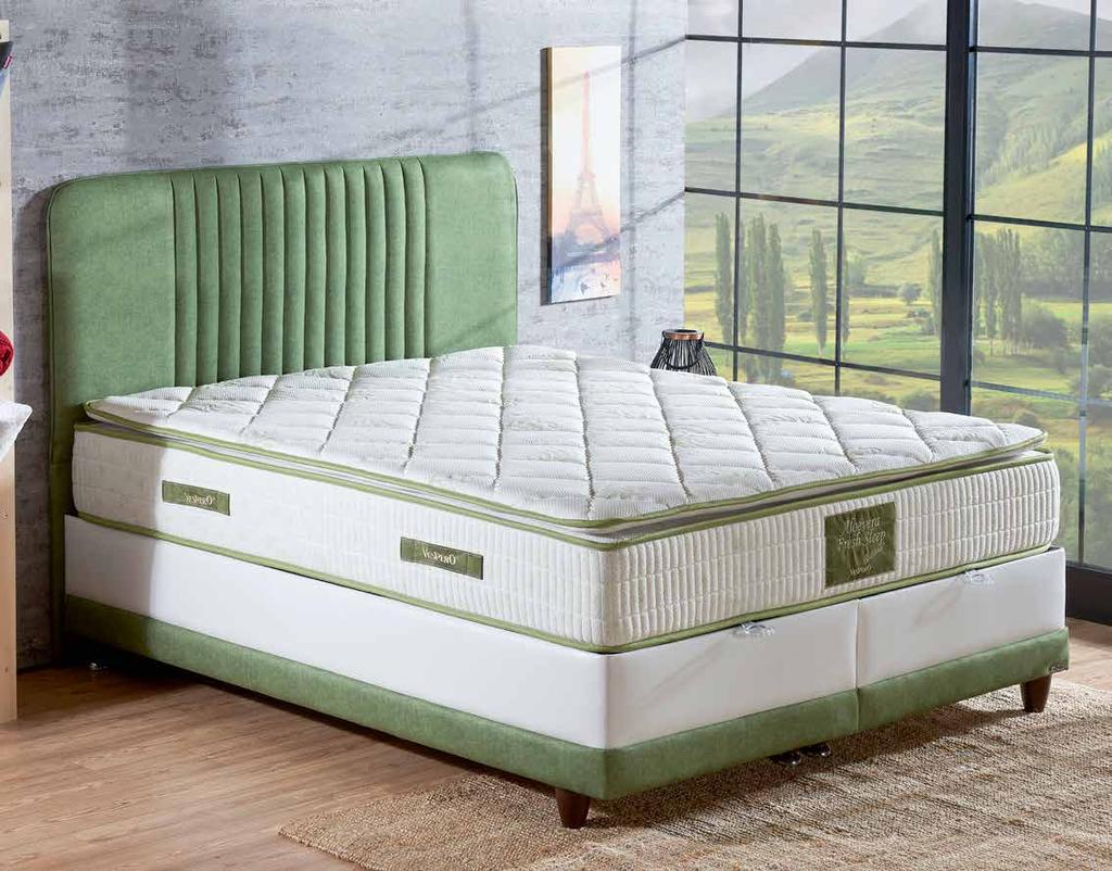 Pedli yatak ideal Yatağınızın tek yüzünde uygulanan ped katman extra yumuşaklık arayanlar için