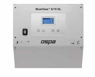 Ospa BlueClear cihazlarının ürettiği klor+oksijen bağları ile yüksek Redox değerine, yani yüksek dezenfektan etkinliğine ulaşılır.