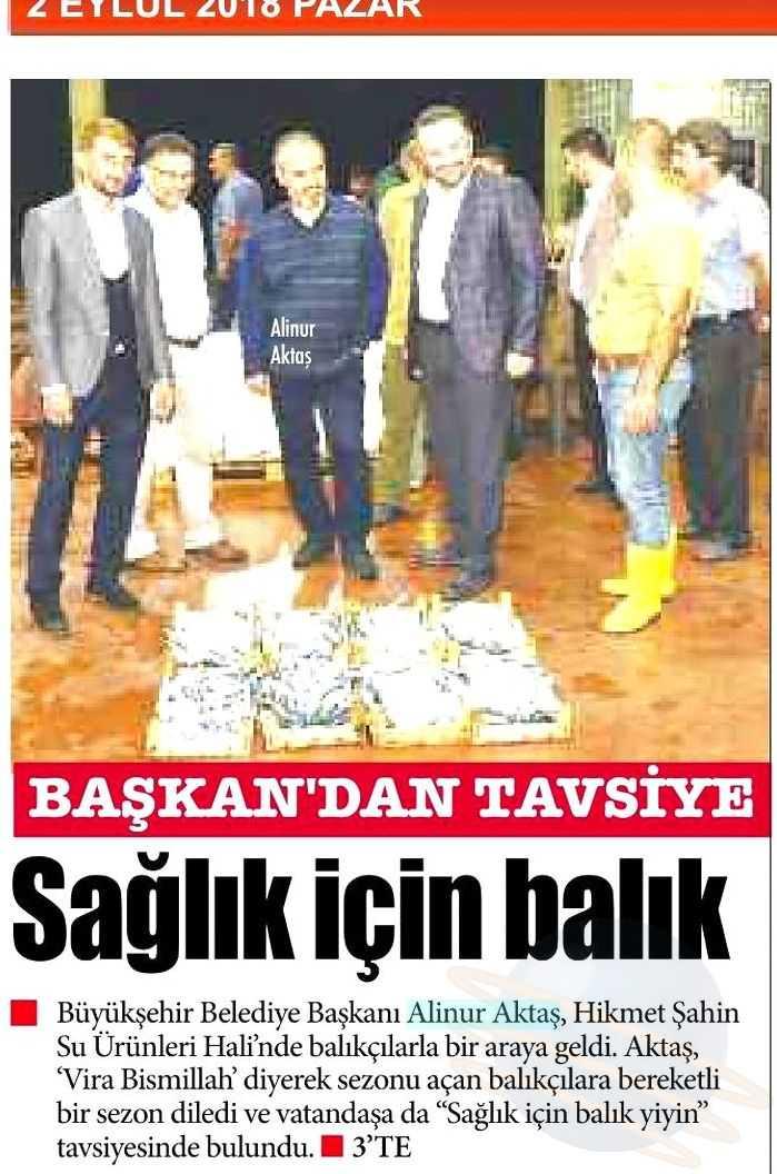 BASKANDAN TAVSIYE SAGLIK IÇIN BALIK Yayın Adı : A