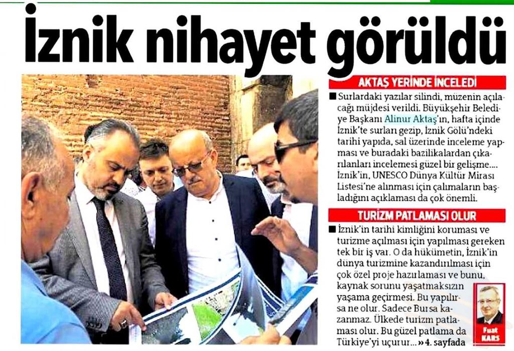 IZNIK NIHAYET GÖRÜLDÜ Yayın Adı : Hürriyet