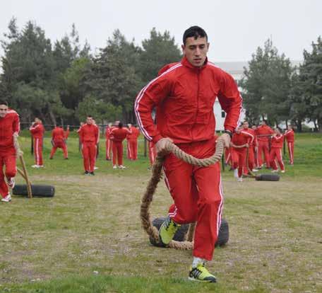 tatbikî eğitim dönemlerinde spor