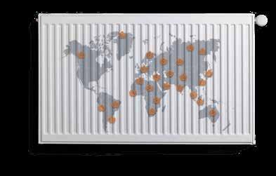 30 dan fazla ülkeye ihracat Geniş Ürün Çeşitliliği Modeller Standart Panel Radyatörler Kompakt Panel Radyatörler Havlupanlar Sertifikalarımız Yüksek teknolojiye sahip üretim hatlarında, ısıl