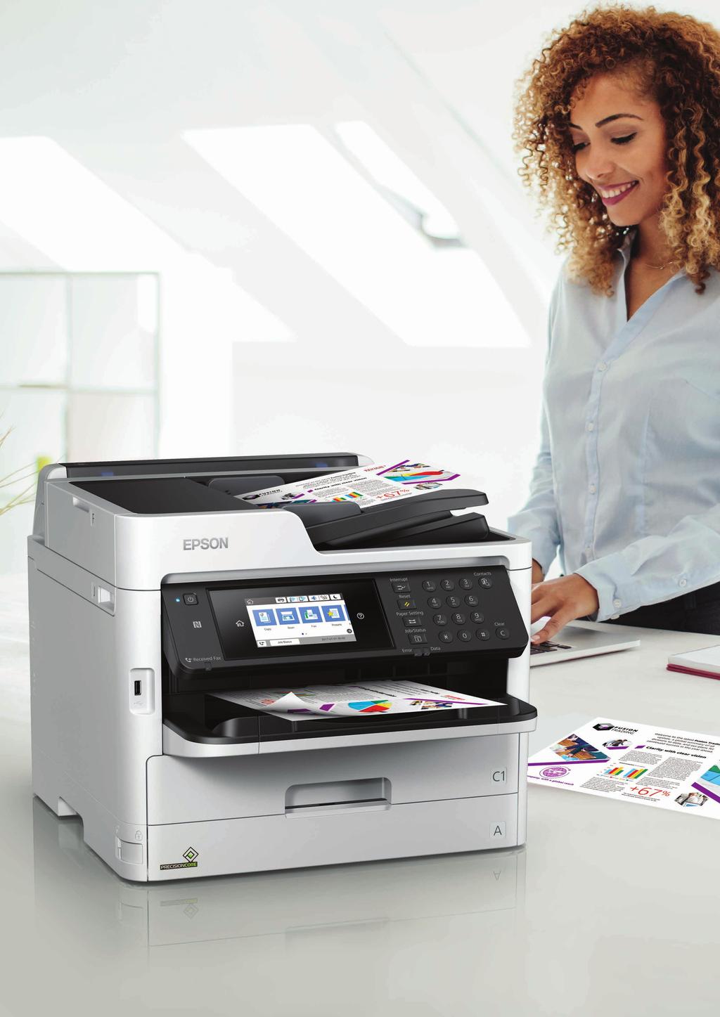 WorkForce Pro WF-C5000 Inkjet Serisi Daha düşük işletme