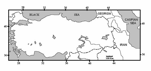 Buna göre, farklı NF değerine sahip populasyonların temas hattının Erzurum civarı olduğu söylenebilir.