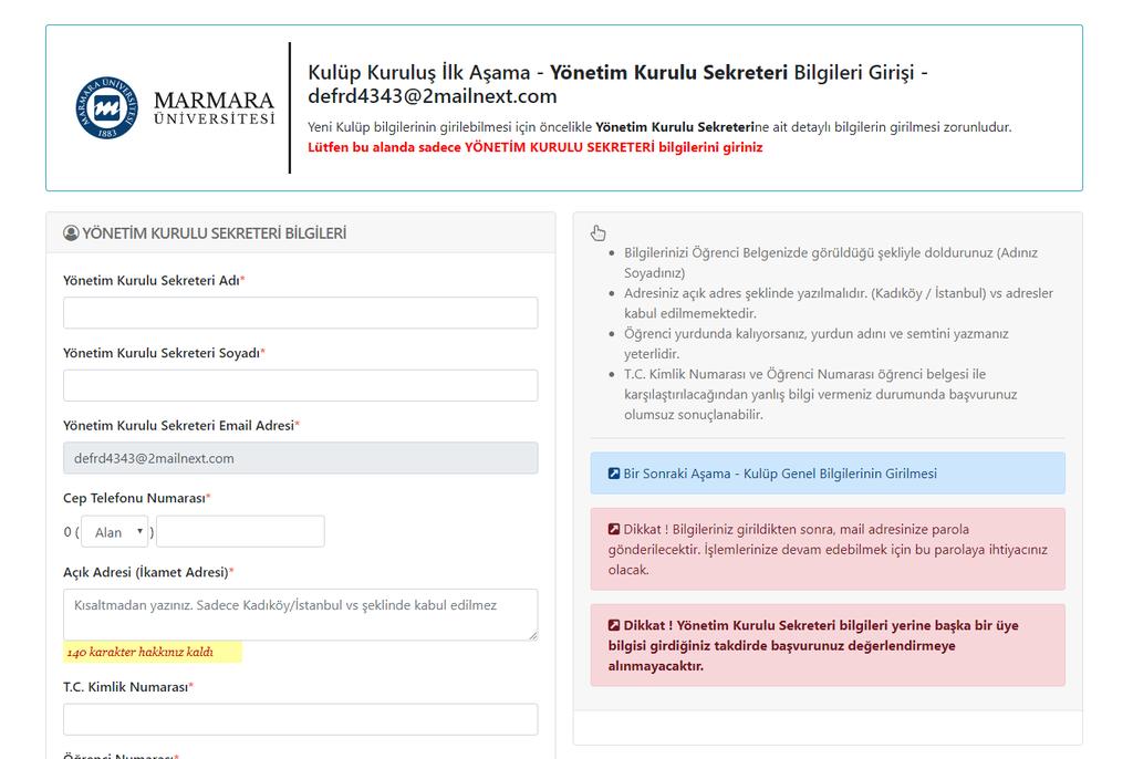 KURULUŞ İŞLEMLERİ AŞAMA -1 YÖNETİM KURULU SEKRETERİ Kuruluş formları https://www.sksfit.com/kurulus.php adresinden doldurulmalıdır. İlgili Formları yalnızca YÖNETİM KURULU SEKRETERİ doldurabilir.