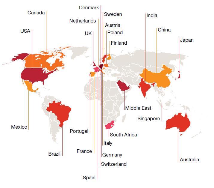 Küresel Dijital Operasyonlar Anketimiz kapsamında 26 ülkede 1.