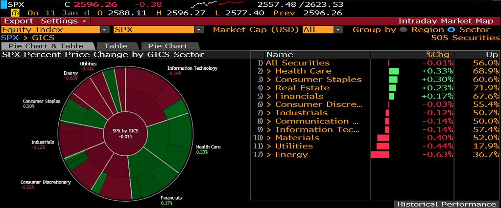 S&P500 SEKTÖR