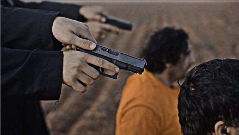 IŞİD militanları tarafından infazlarda kullanılan Avusturya imali Glock-19 modeli bir tabanca.