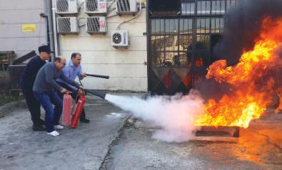 Temel Yangın Eğitimi EĞİTİMİN AMACI Çalışanların, yanma ve yangın konusunda bilgilenmeleri, yangına başlangıç anında müdahale edebilmek için