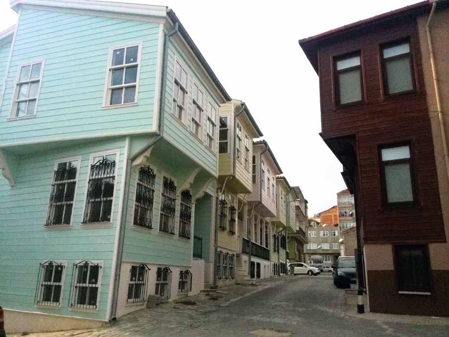 Eski Evler Tekirdağ ın eski evlerine ait restore edilmiş evler Cemal Nadir Sokakta, henüz restore