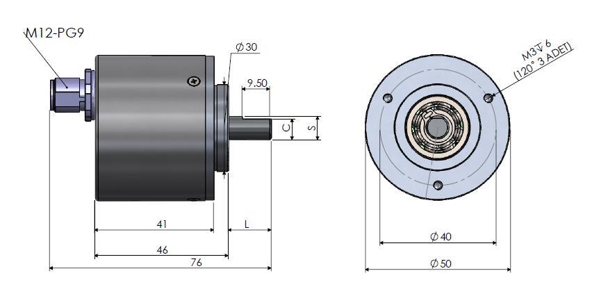 Clamping Flanşlı, PG9 Rakorlu, 5 x 0,14 mm 2